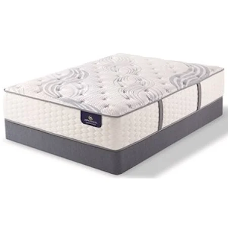 Queen Plush Premium Pocketed Coil Mattress and 5" StabL-Base® Low Profile Foundation